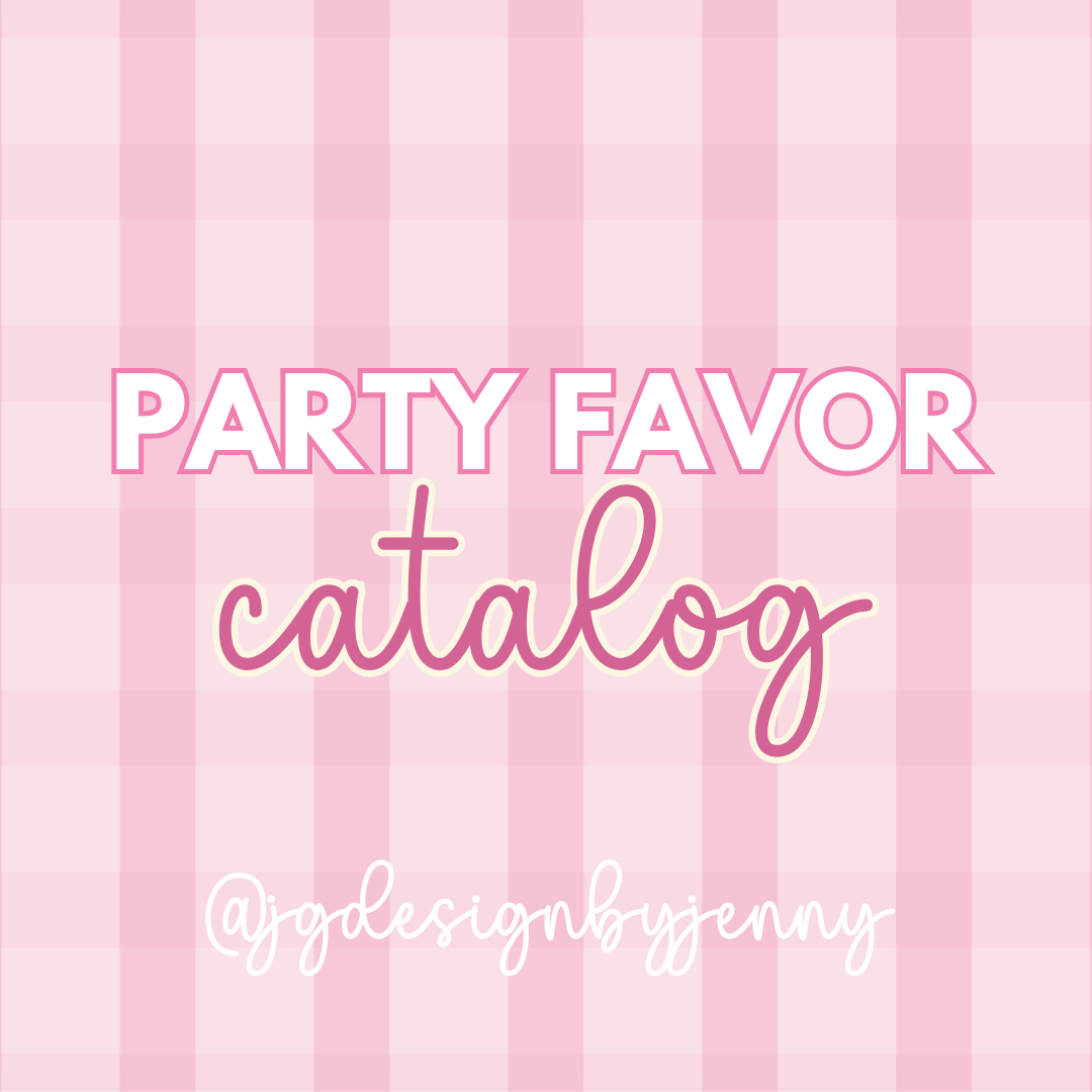 Party Favor Catalog JGDESIGN