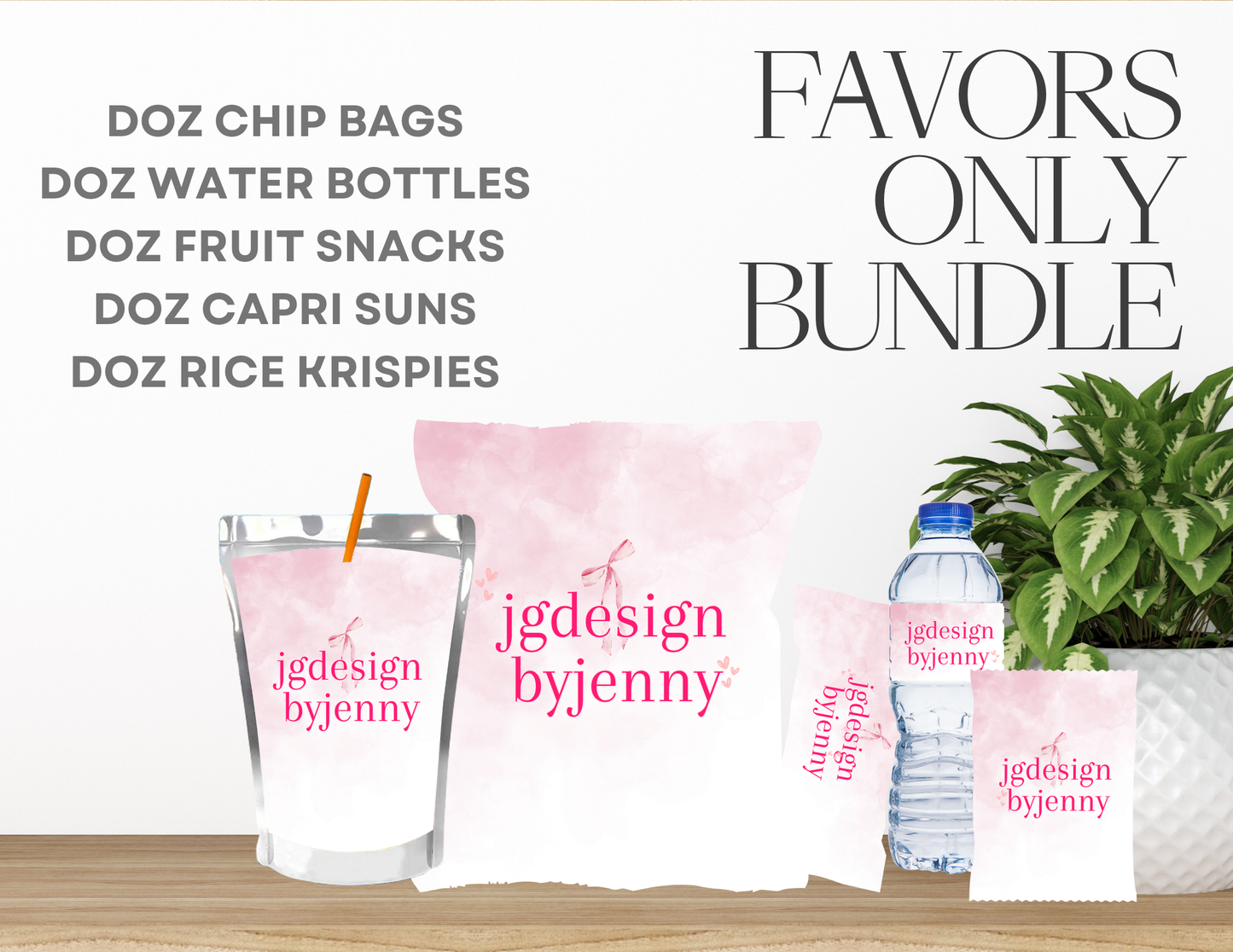 Favors Only Bundle | Custom Snacks