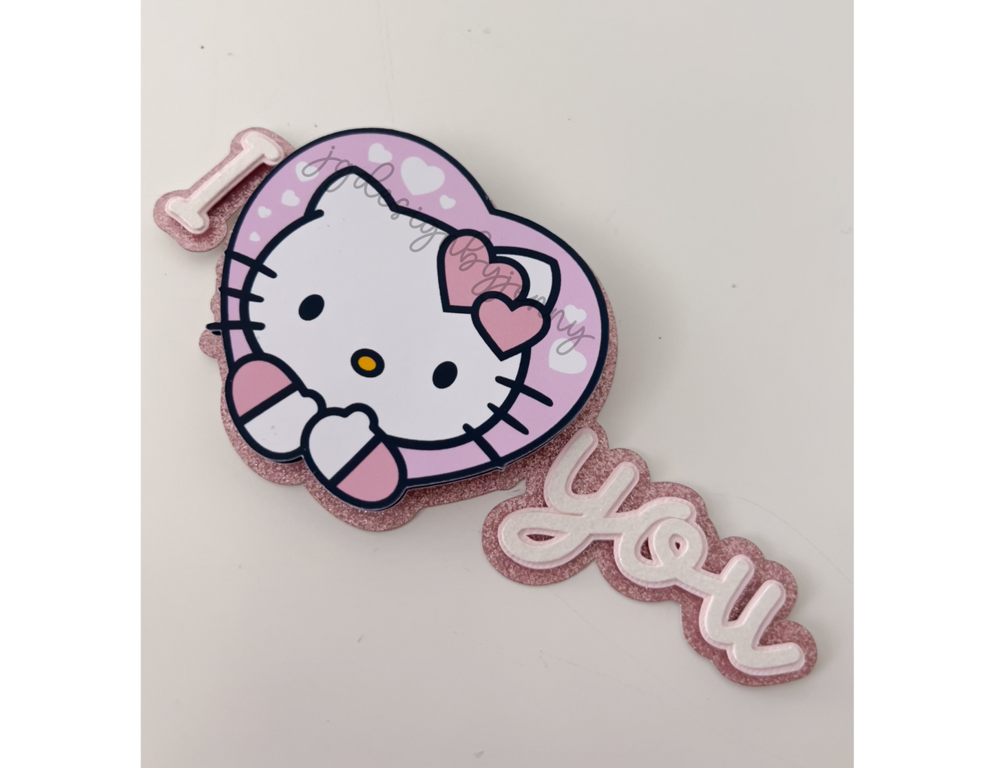 Pink HK Bouquet Topper