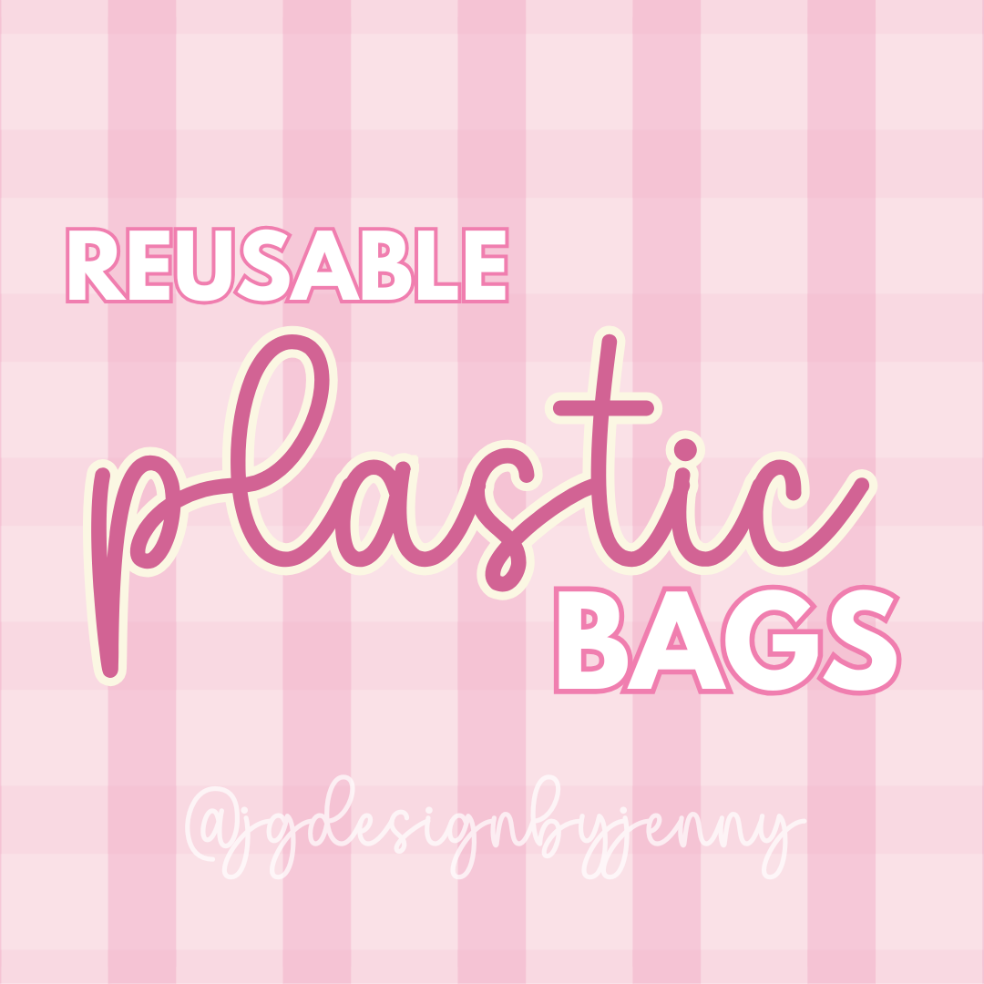 Reusable Plastic Party Favor Bags