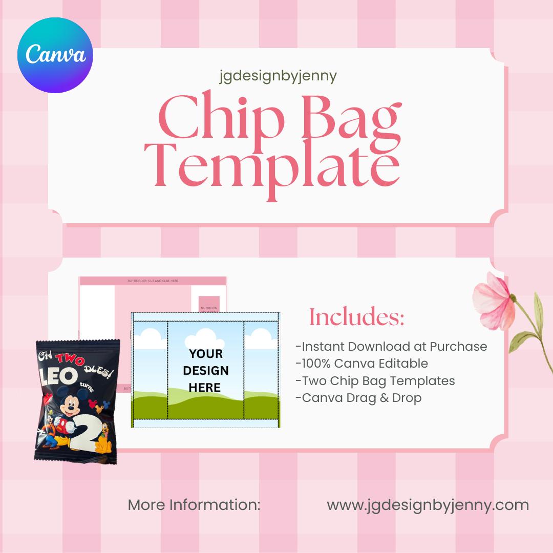 Chip Bag Template