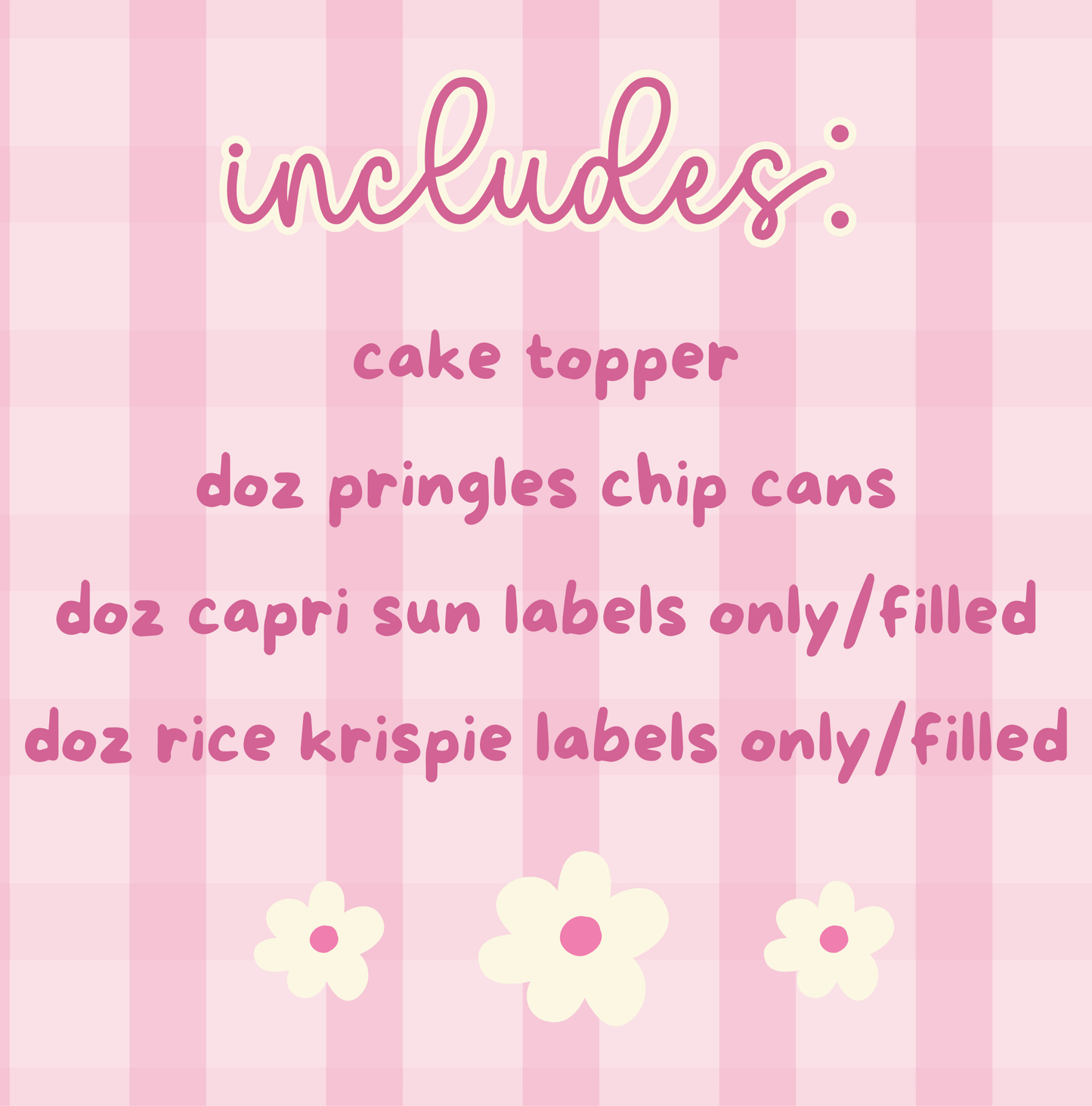Topper + Snacks Bundle