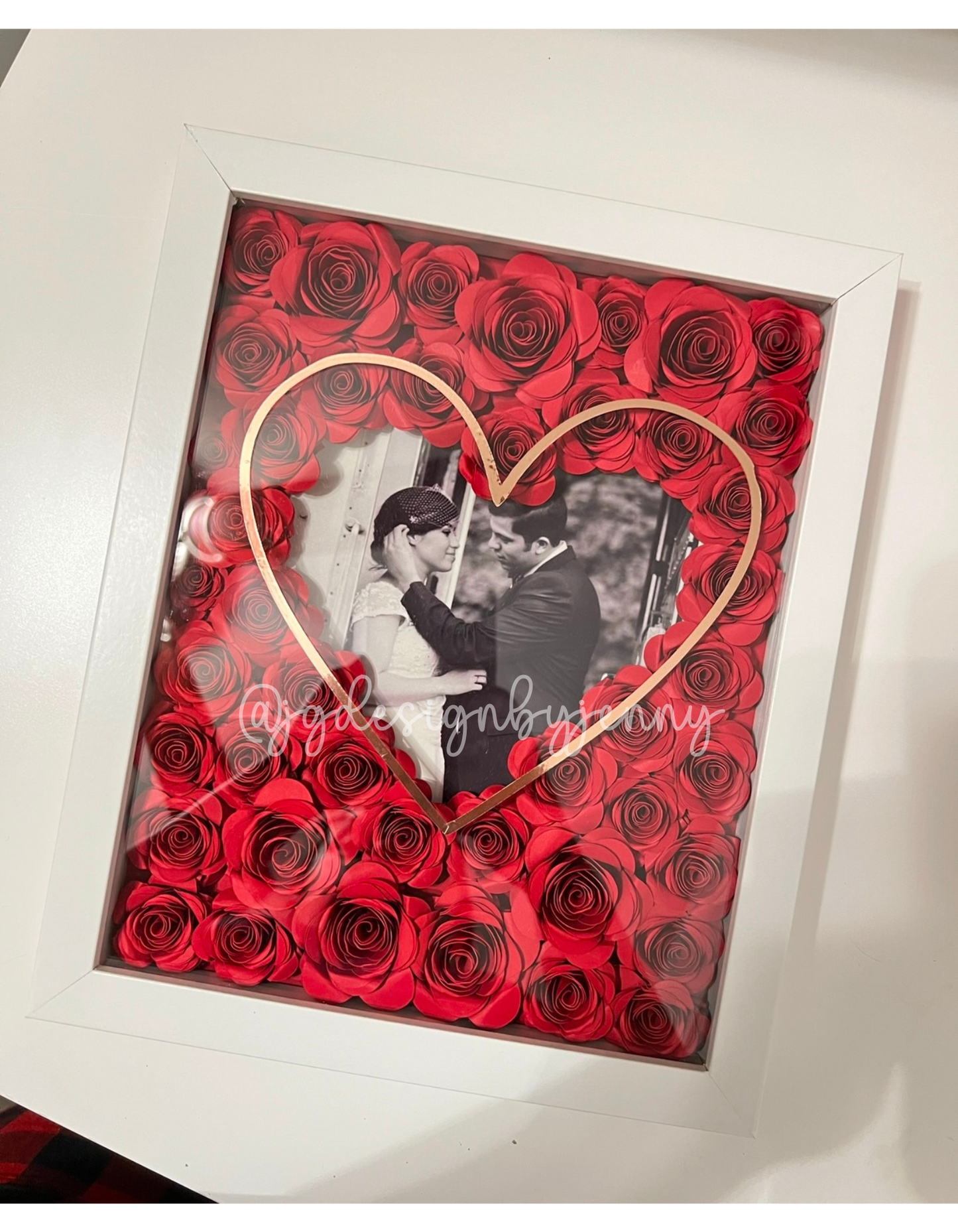 Heart with Picture Shadow Box Frame
