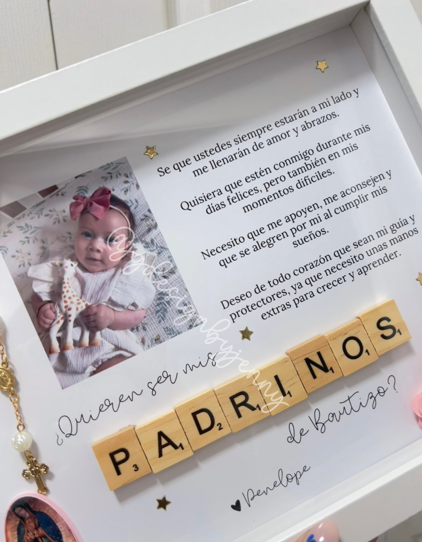 Godparent Proposal Shadow Box