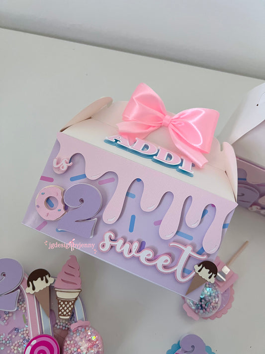 "Two Sweet" Dessert Theme