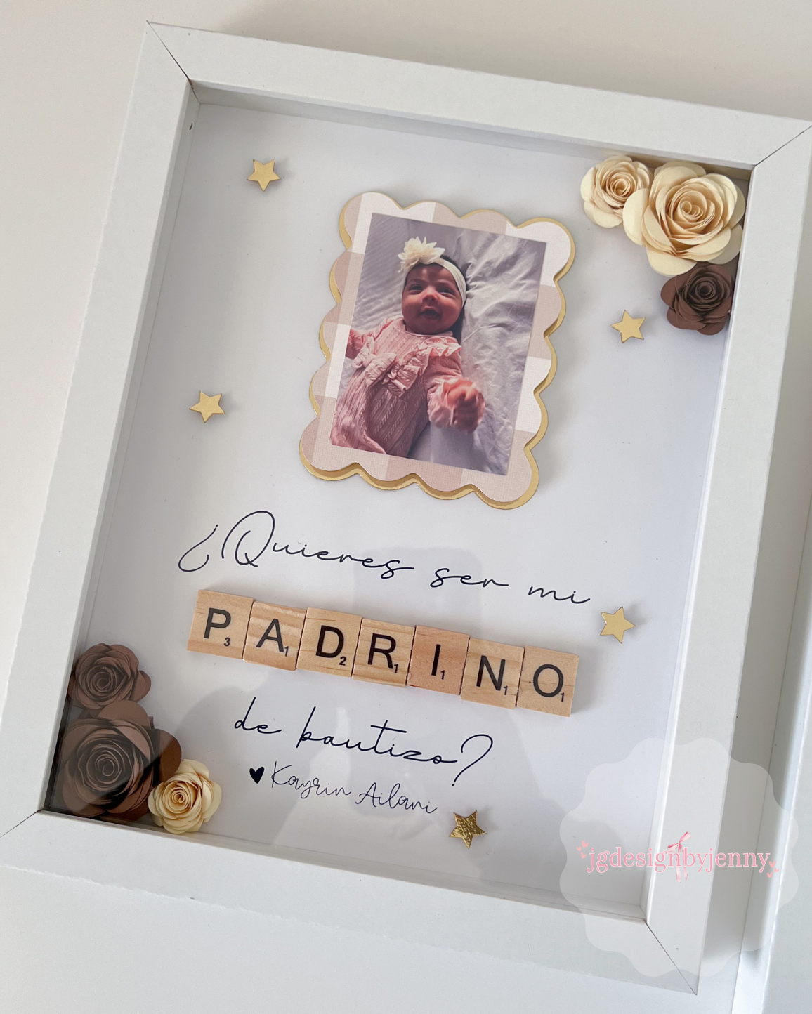 Godparent Proposal Shadow Box