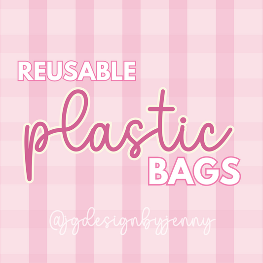Reusable Plastic Party Favor Bags