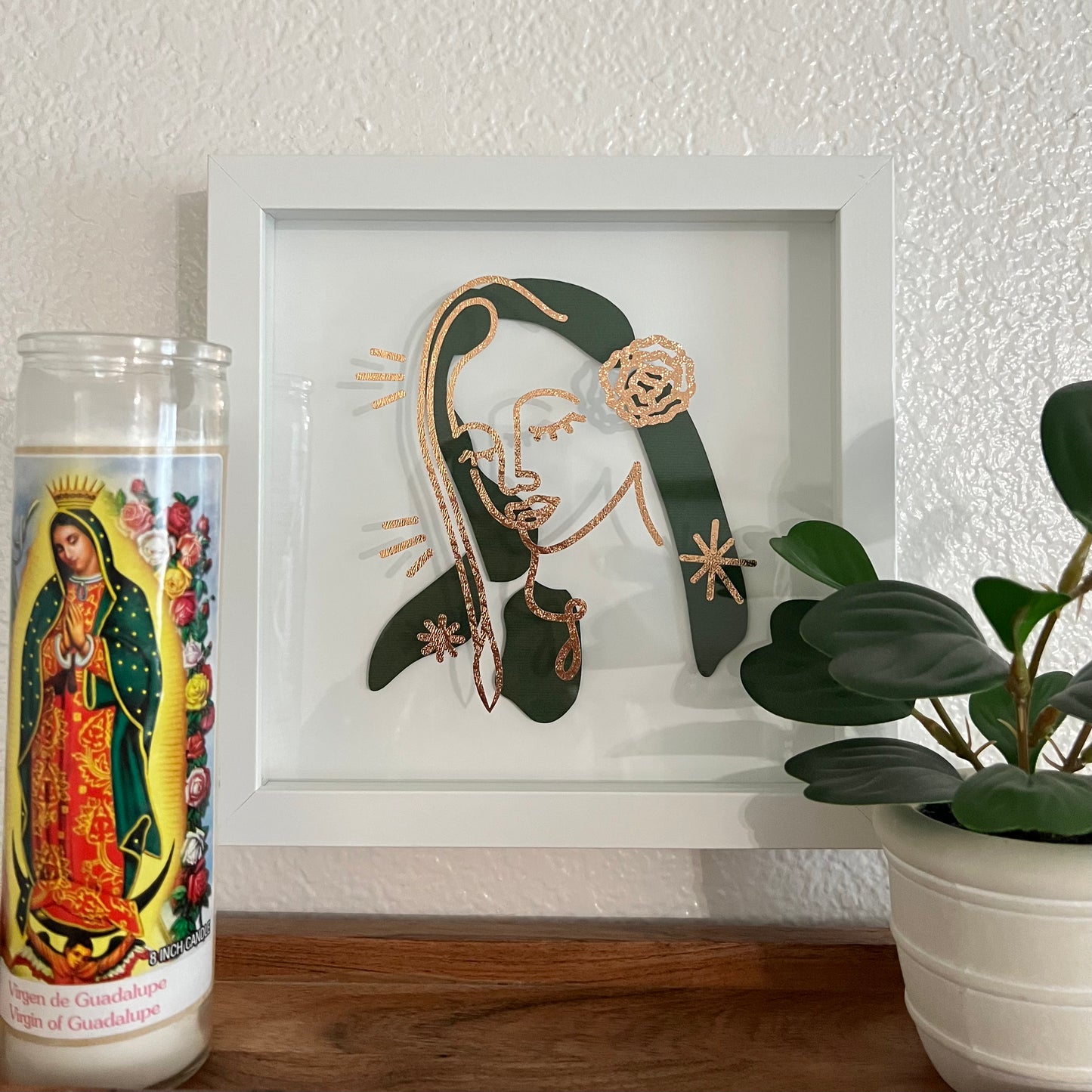 Virgen de Guadalupe Shadow Box