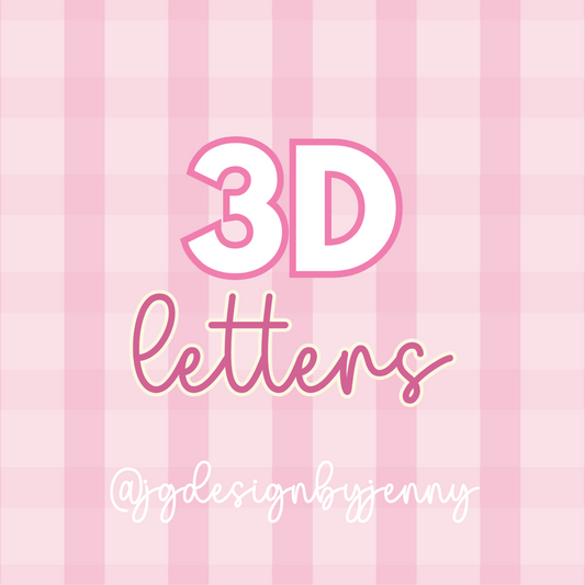 Custom 3D Letter