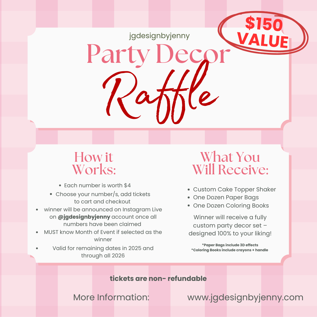 Party Decor Raffle