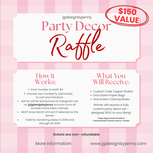 Party Decor Raffle
